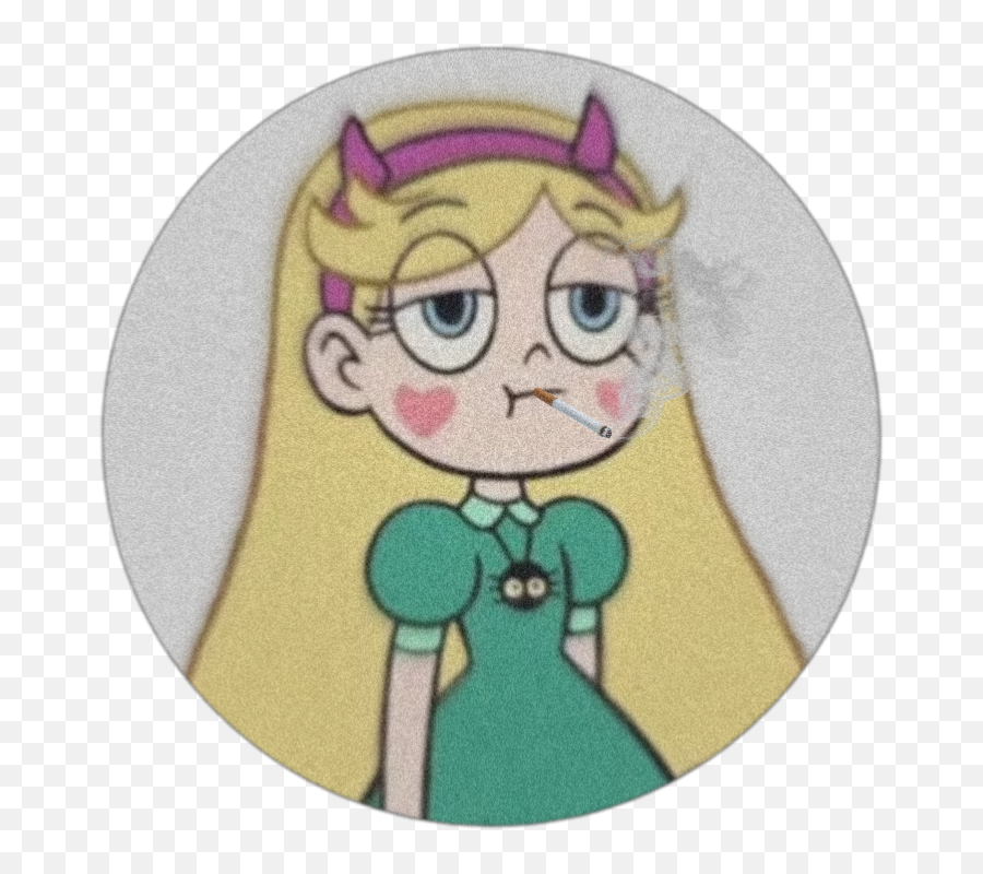 Cigarette Cartoon Icon Sticker By Arianna - Fictional Character Png,Star Butterfly Icon