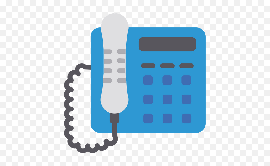 Telephone Icon Of Flat Style - Available In Svg Png Eps Corded Phone,Telephone Icon Blue