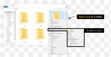 Folder Colorizer 2 Add To Your Windows 7810 Folders - Vertical png