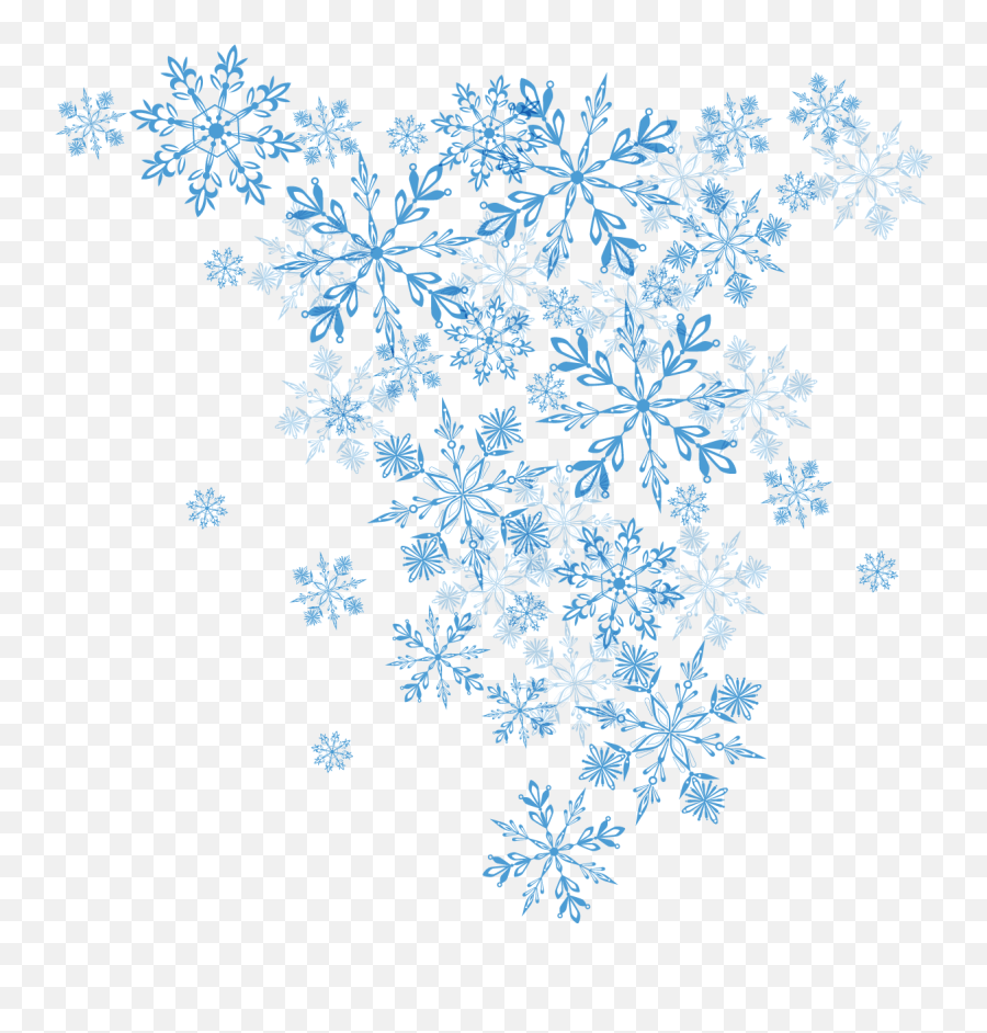 Euclidean Vector Snowflake Clipart - Gift Certificate Template Snowflakes Png,Christmas Snowflakes Png
