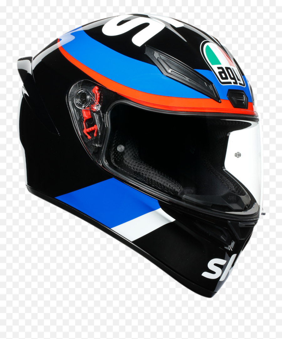 Agv K1 Vr46 Sky Racing Team Black Blue - Agv K1 Sky Png,Blue Icon Motorcycle Helmet