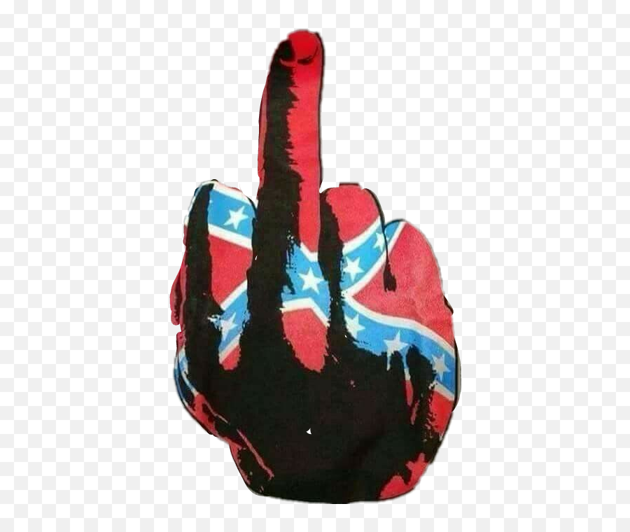 Middle Finger Png Image - Tattoo Southern Pride Rebel Flag,Rebel Flag Png