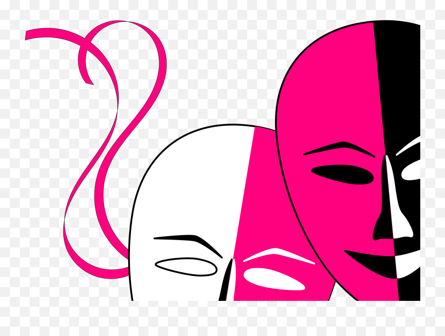 Svg Vector Theatre Masks Endowed Edit Clip Art - Dot Png,Drama Masks Icon