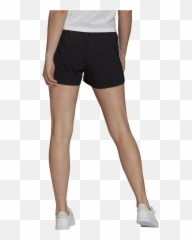 Adidas Womens 3 Stripe Woven Short 5in - Gm5549 png