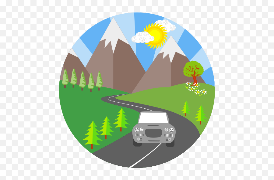 Free Icon Road - Mountain Road Travel Png,Road Icon Vector