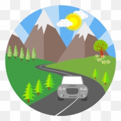 Free Icon Road - Mountain Travel Png