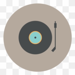 Free Music Circle Icon Vinyl Record 1192225 Png With - Dot