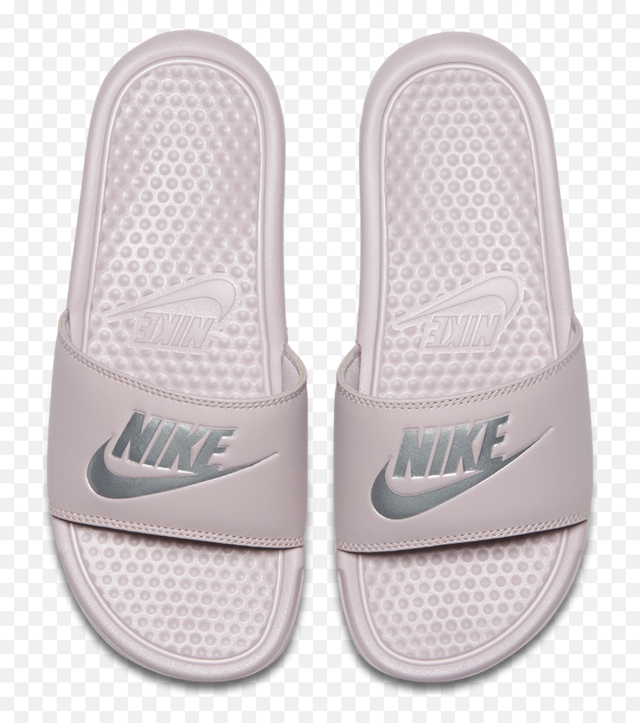 Nike Womenu0027s Benassi Just Do It Sandal Particle Rose - Pink Womens Nike Slides Png,Nike Just Do It Logo Png