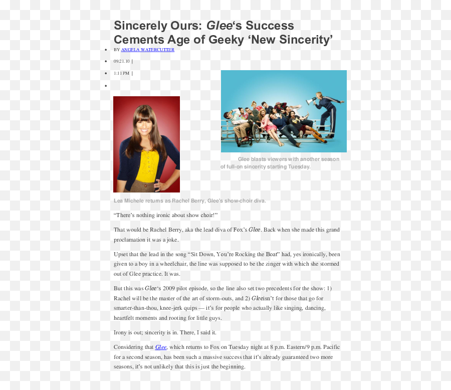 Pdf Sincerely Ours News Marc Xavier - Academiaedu Language Png,Lea Michele Icon