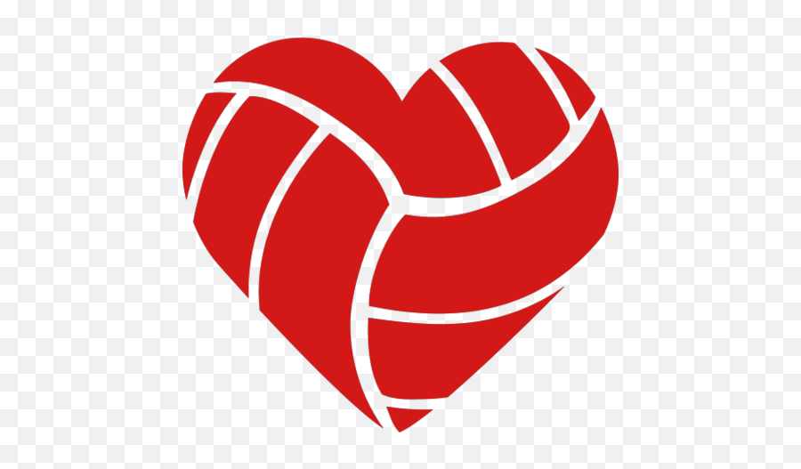 Volleyball Clipart Heart - Free Heart Volleyball Png,Volleyball Clipart Png