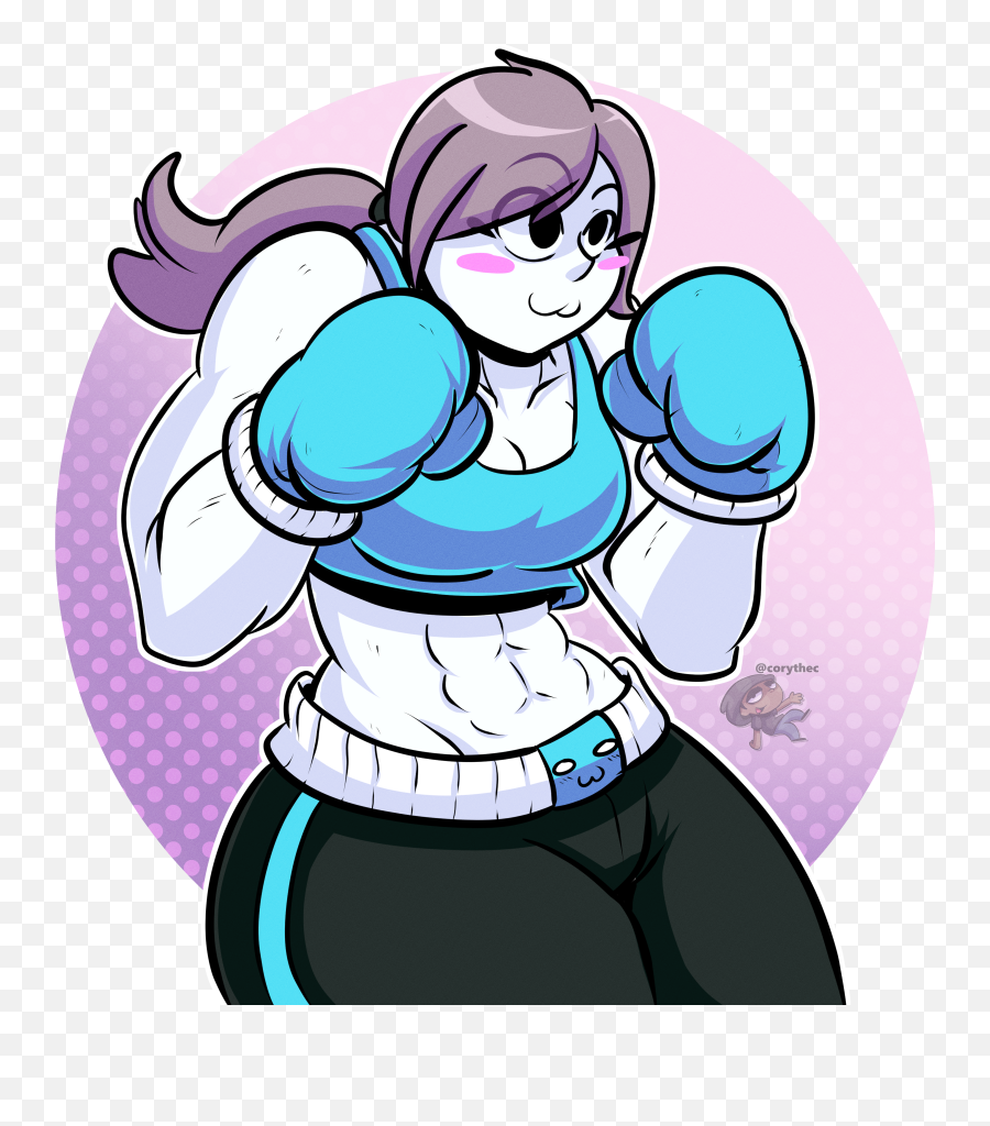 She Is Here To Smacks Lips Maliciously Smash By Corythec - Little Mac Wii Fit Trainer Png,Little Mac Png