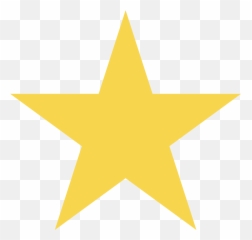 Yellow Star Png No Background Free - Icon