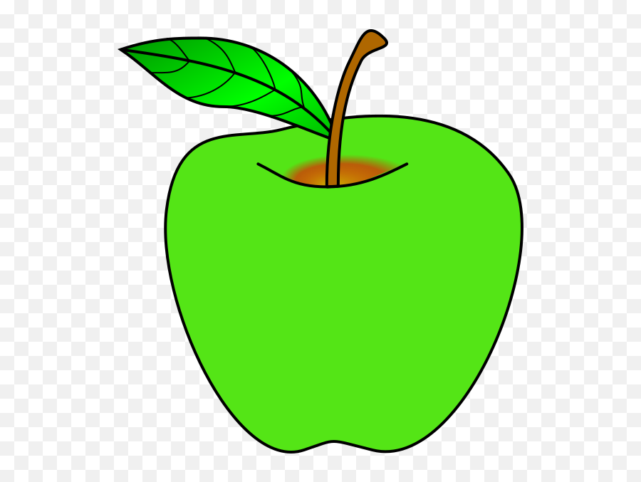 Green Apple Clipart Free - Png Download Full Size Clipart Green Apple Clipart Png,Green Apple Png