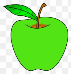 Green Apple Clipart Free - Png Download Full Size Clipart Green Apple Clipart Png,Green Apple Png