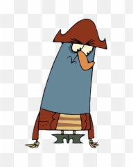 Captain Ku0027nuckles Arms Down - Marvelous Misadventures Of Flapjack Captain K Nuckles Png,Cartoon Network Png