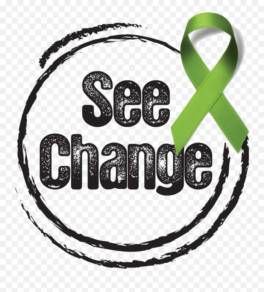 See Change Green Ribbon Say No To Mental Health Stigma - See Change Png,Ribbon Logo Png