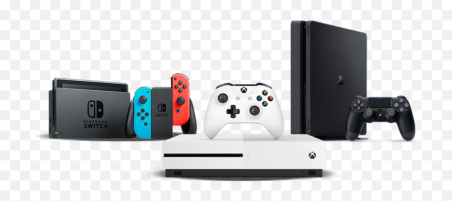 Video Game Consoles Png Free - Playstation 4 And Xbox One Png,Video Games Png