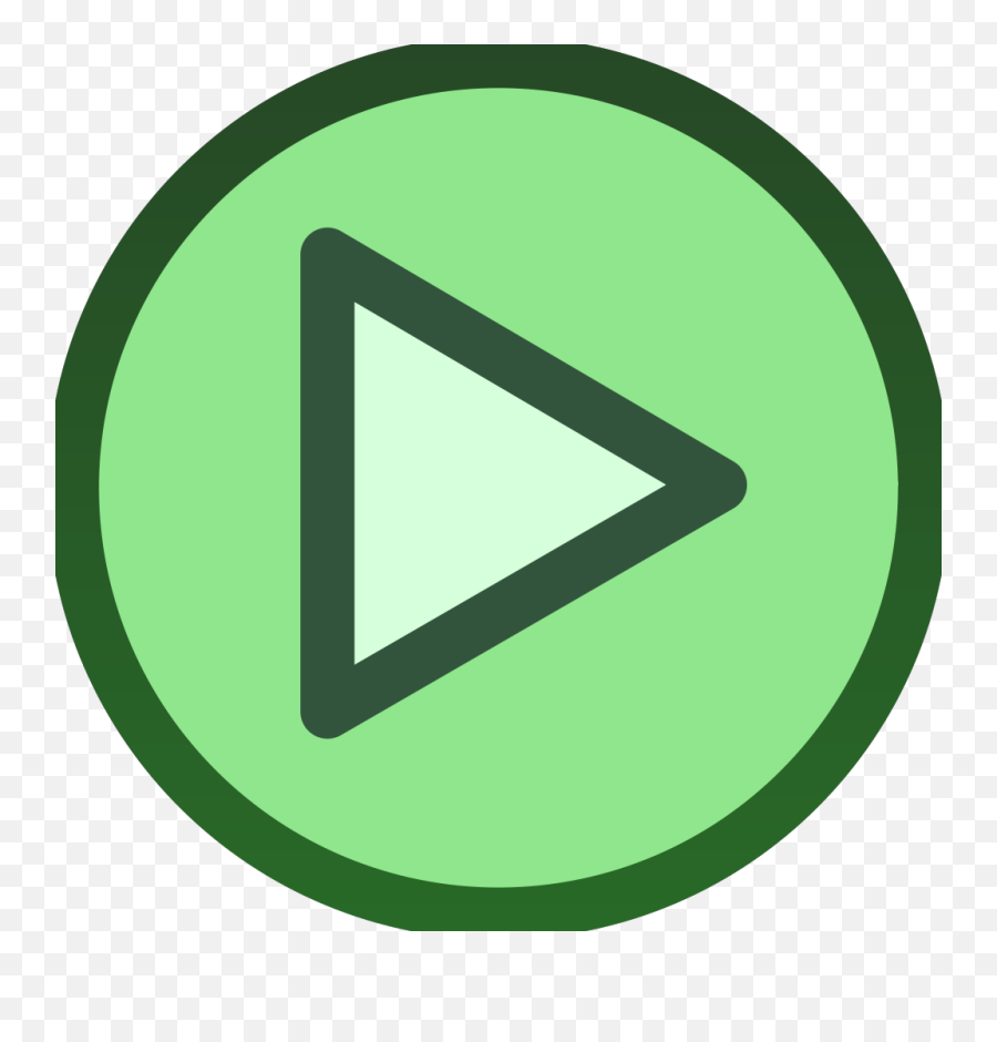 Green Plain Play Button Icon Svg Clip Arts 600 X 599 - Play Green Play Icon Png,Play Button Png Transparent