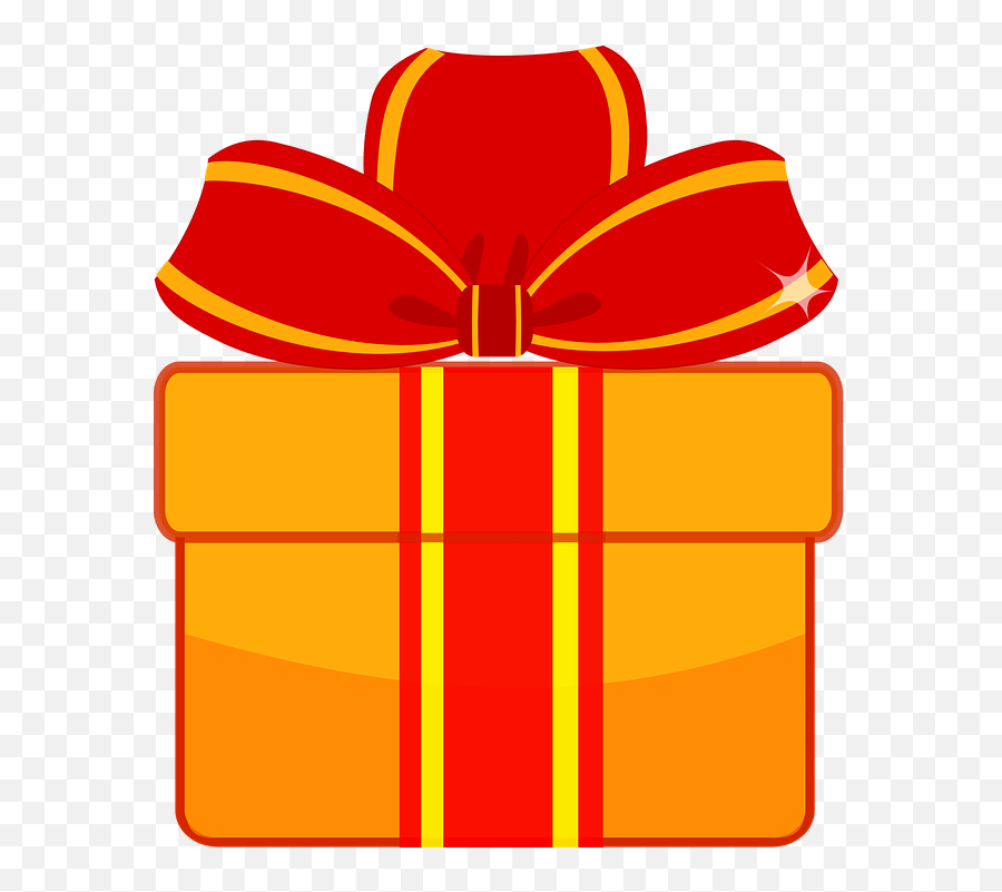 Present Wrapped Christmas - Free Vector Graphic On Pixabay Cartoon Wrapped Christmas Presents Png,Birthday Present Png