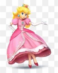 Princess Peach - Princess Peach Super Smash Bros Wii U Png,Princess Peach Transparent