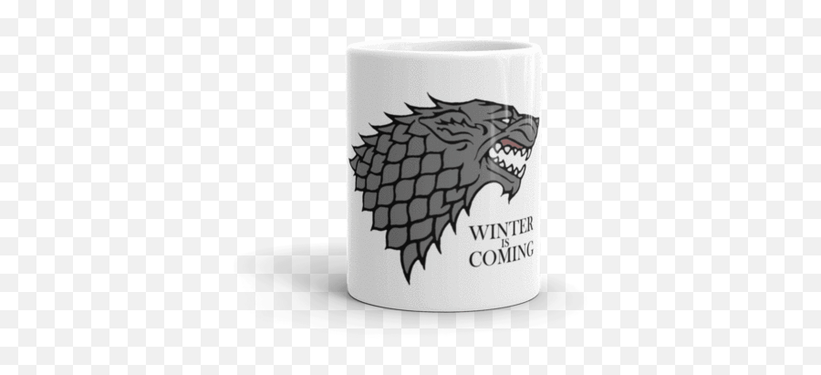 House Stark Coffee Mug - Winterfell Wolf Of House Stark Png,House Stark Png