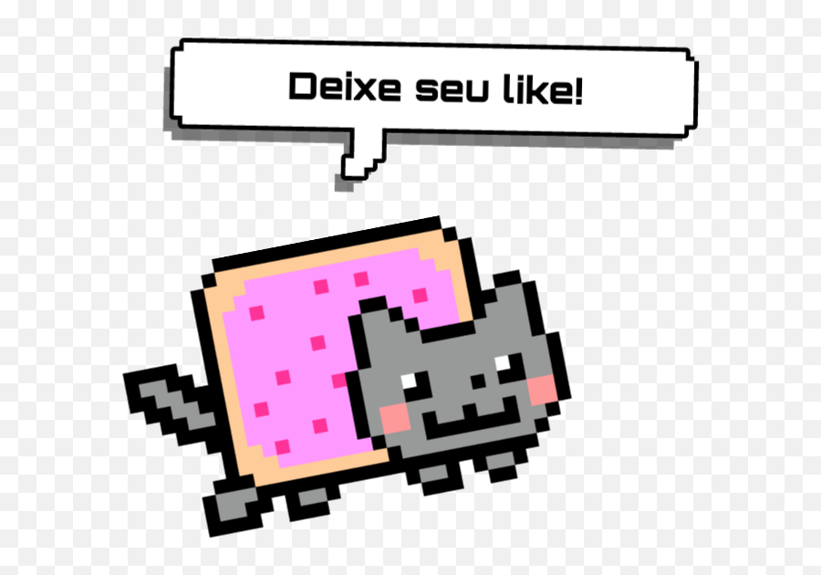 Download Nyancat Sticker - Pixels Art Nyan Cat Png,Nyan Cat Transparent