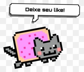 Download Nyancat Sticker - Pixels Art Cat png