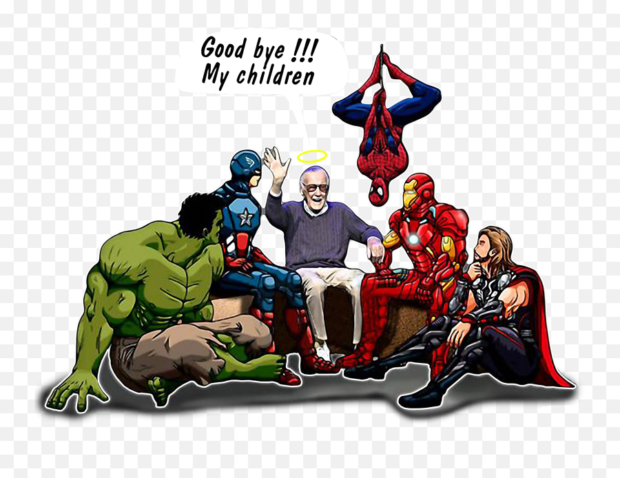 Stan Lee Goodbye My Children Marvelu0027s The Avengers Sweater - Jesus And How I Saved The World Png,Stan Lee Png