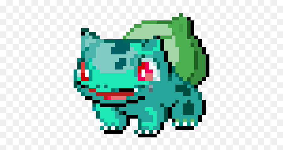 Pixilart - Pixel Art Pokemon Bulbasaur By Anonymous Cartoon Png,Bulbasaur Transparent