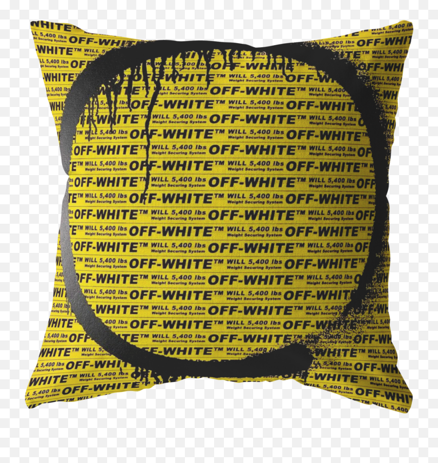 Yellow Tape Pillow - Cushion Png,Yellow Tape Png