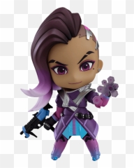 Nd944 Overwatch Sombra Classic Skin Edition Nendoroid - Sombra Nendoroid Png,Sombra Skull Png