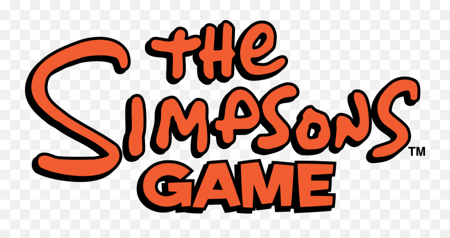 Logo For The Simpsons Game By Anon - Steamgriddb Simpsons Game Logo Png,Simpsons Logo Png