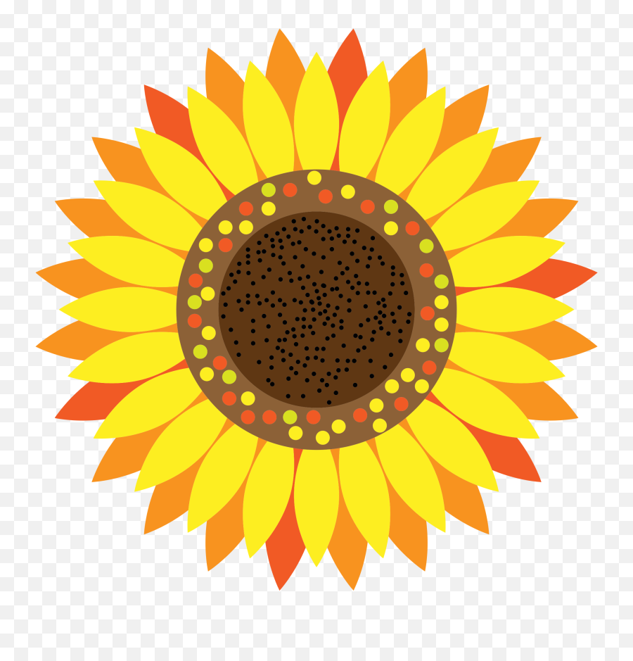 Sunflower Free Png Image Arts - Cartoon Sunflower,Sunflower Transparent Background