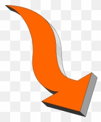 Curved Arrow Clip Art Medium Size - Site Analysis Png