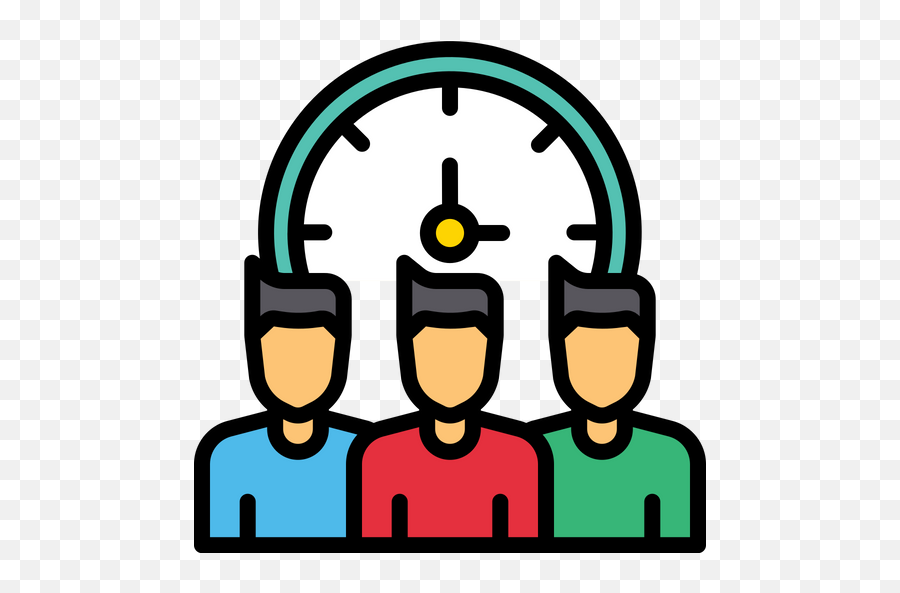 Teamwork Icon Of Colored Outline Style - Available In Svg Employee Discipline Discipline Icon Png,Team Work Png