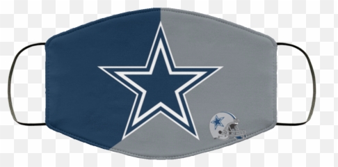 Dallas Cowboys Face Mask Antibacterial Fabric - Logo 2020 png