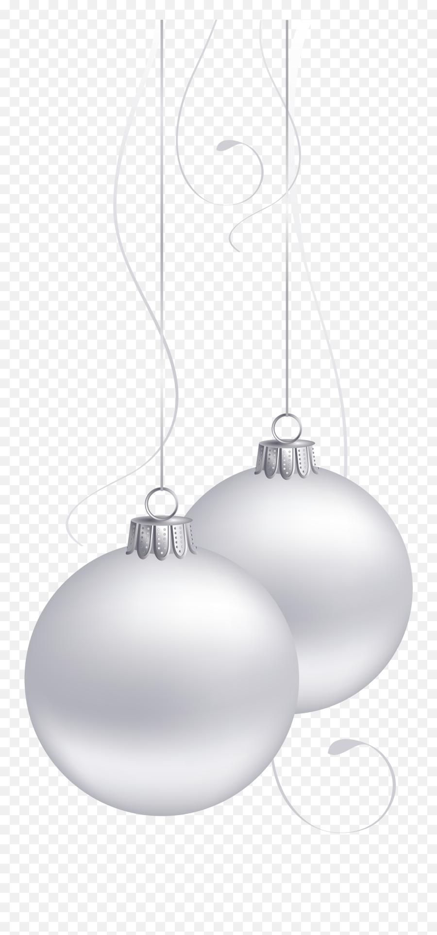 White Christmas Balls Png Image - Christmas Ball Clipart White Png,Christmas Ball Png