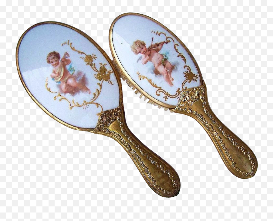 Matched Pair Hand - Antique Png,Hand Mirror Png