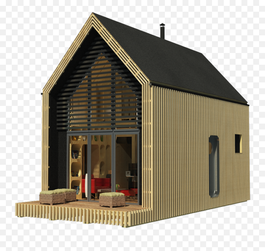 Download Tiny House Alice - Small Wood House Plan Png,Small House Png