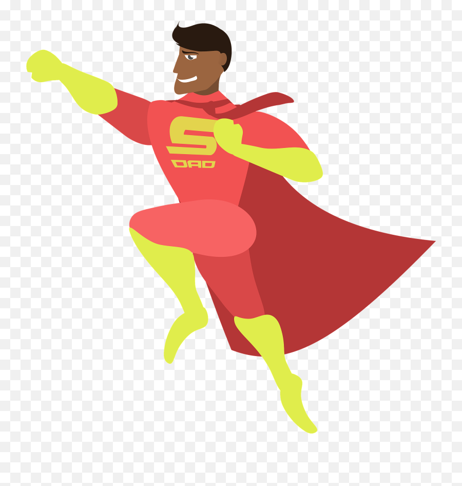 Clipart - Superdad Png,Superman Clipart Png