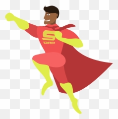 Clipart - Superdad Png,Superman Clipart Png