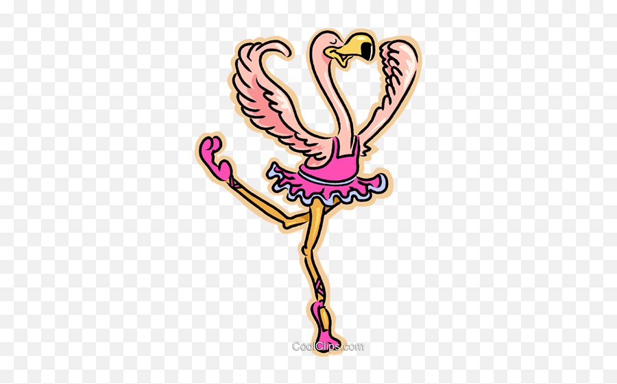 Ballet Dancing Flamingo Royalty Free - Flamingo Coloring Pages For Kids Png,Flamingo Clipart Png