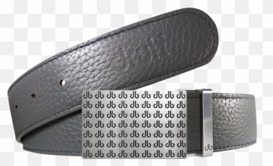 Grey Full Grain Textured Leather Belt - Belt Png,Grain Texture Png