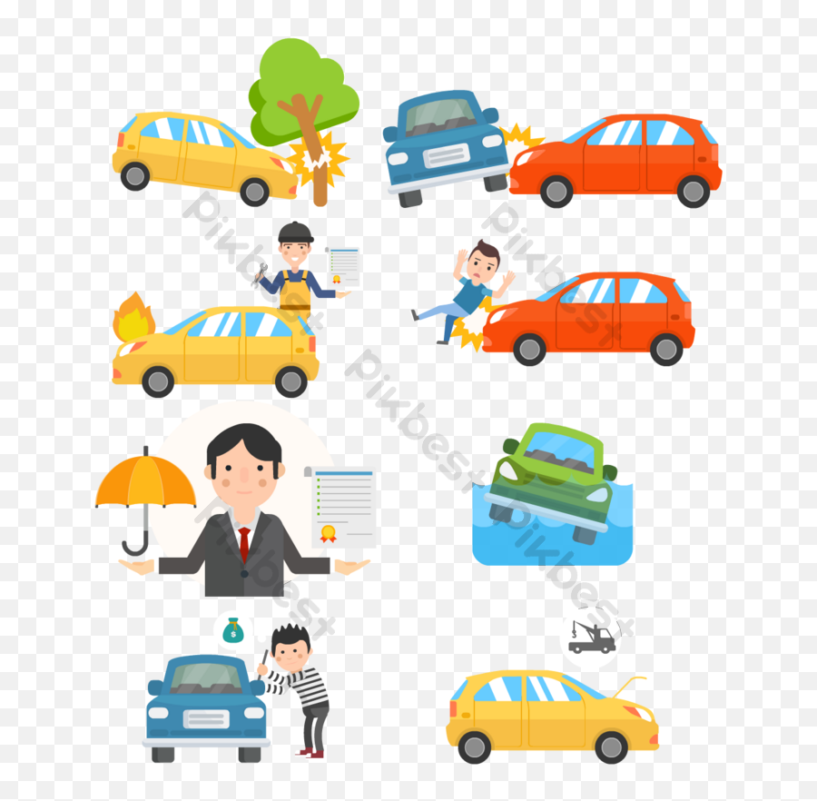 Car Repair Vector Templates Free Psd U0026 Png Download - Insurance,Car Vector Png