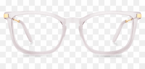 Bradford Clear Transparent Rectangular Glasses - For Teen png