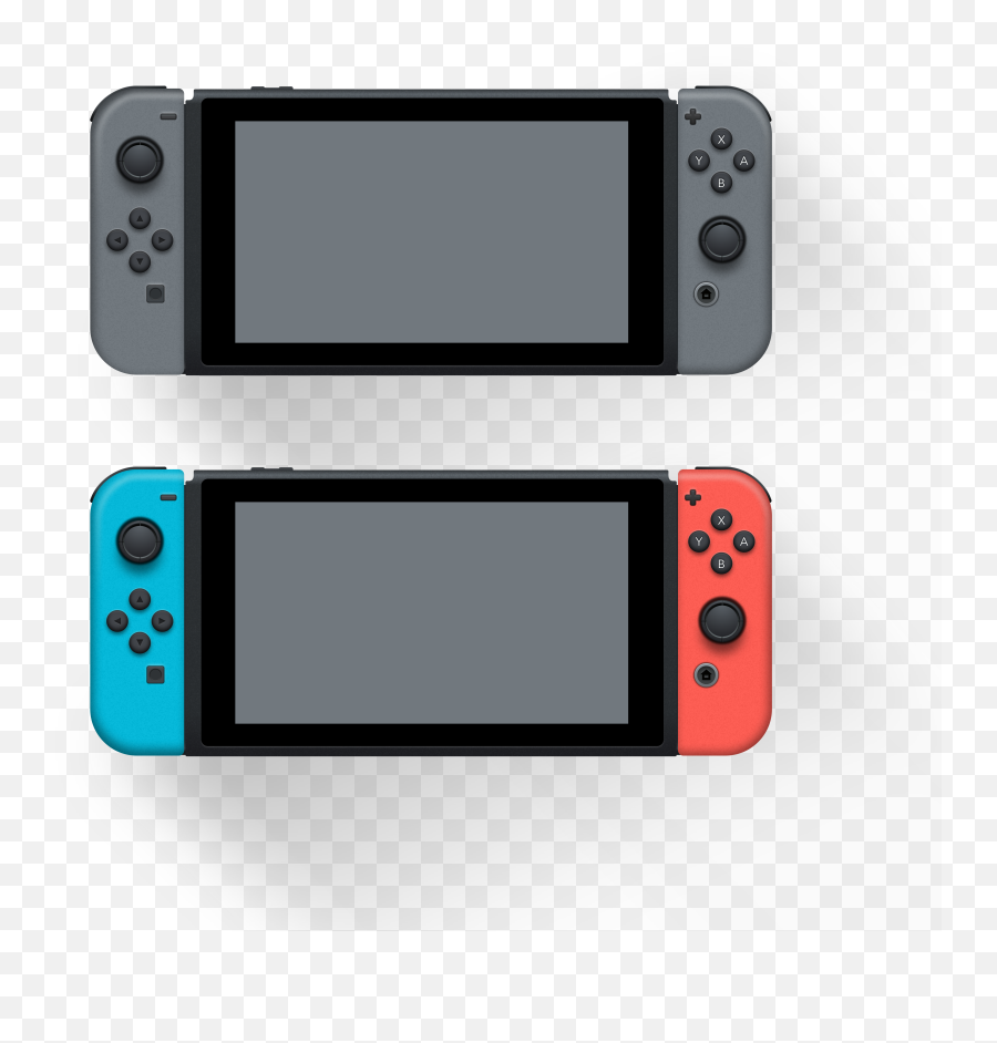 Nintendo Switch Transparent Png - Grey Vs Neon Switch,Switch Png