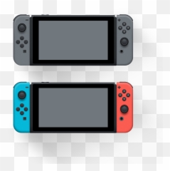 Nintendo Switch Transparent Png - Grey Vs Neon Switch,Switch Png