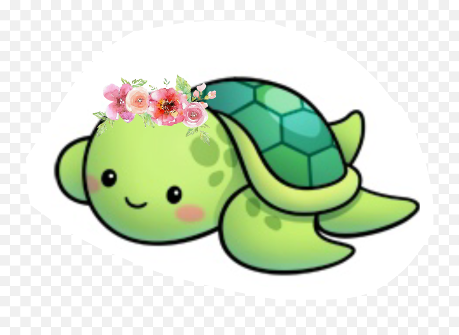 Tortuga Kawaii Transparent Png Image - Easy Cute Turtle Drawing,Kawaii Transparent