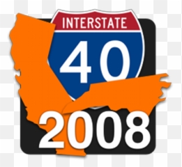 6 - Interstate 40 png