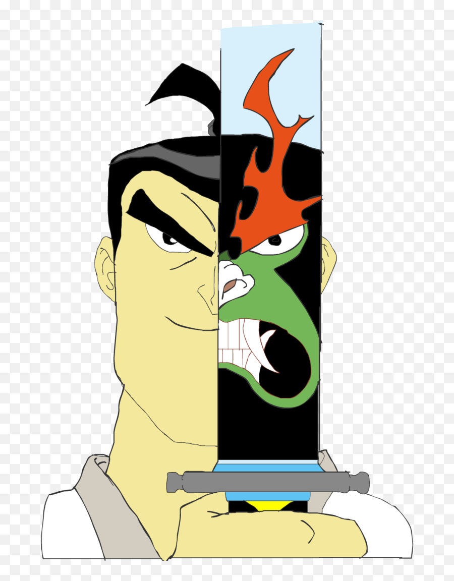 Samurai Clipart Skull Picture 2005120 - Samurai Jack Drawing Png,Samurai Jack Png